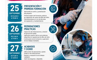 El Centre de la Mar organitza la I Jornada de Reparacions de Fibra de Vidre